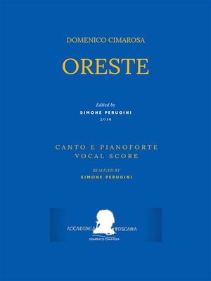 cover image of Oreste (Canto e pianoforte--Vocal Score)
